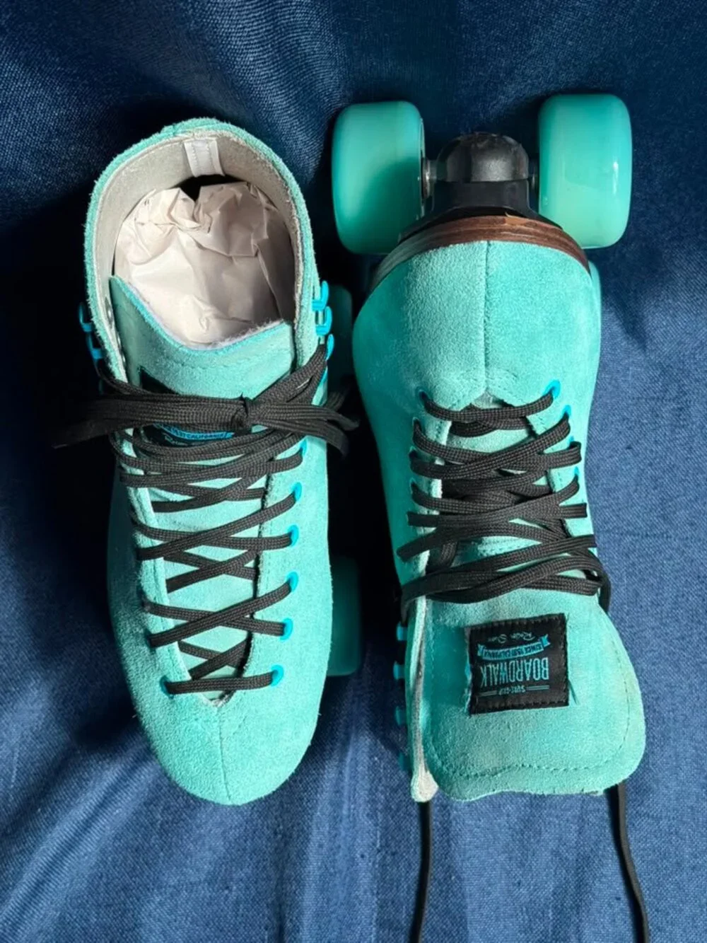 Sure-Grip Boardwalk Outdoor Roller Skates Sea Breeze Size 7